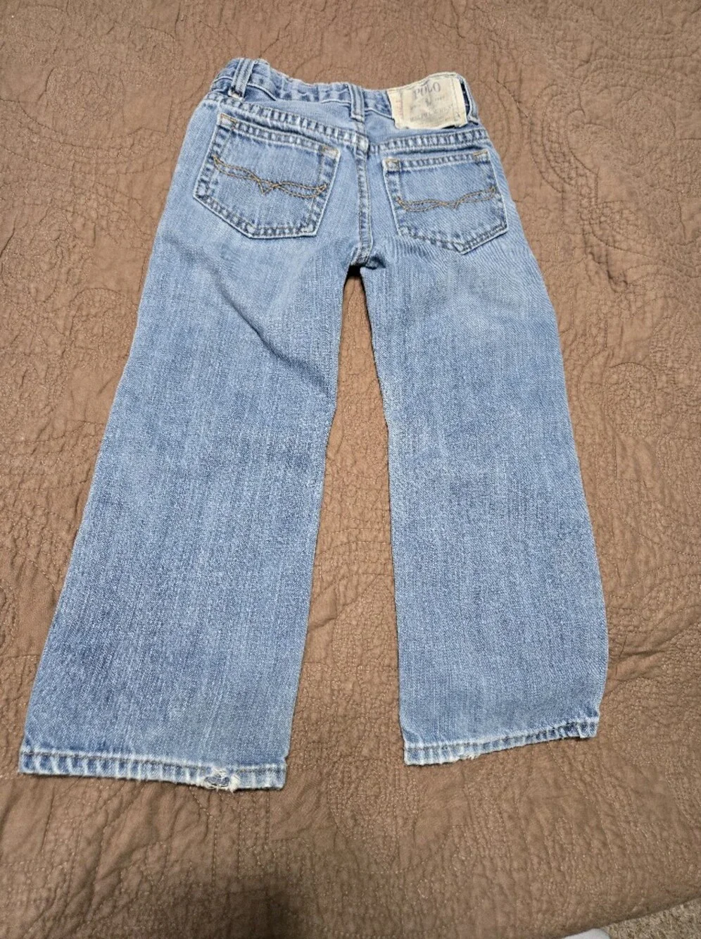 Polo Ralph Lauren Sullivan Slim Toddler Boys Distressed Blue Jeans Size 4T Y4